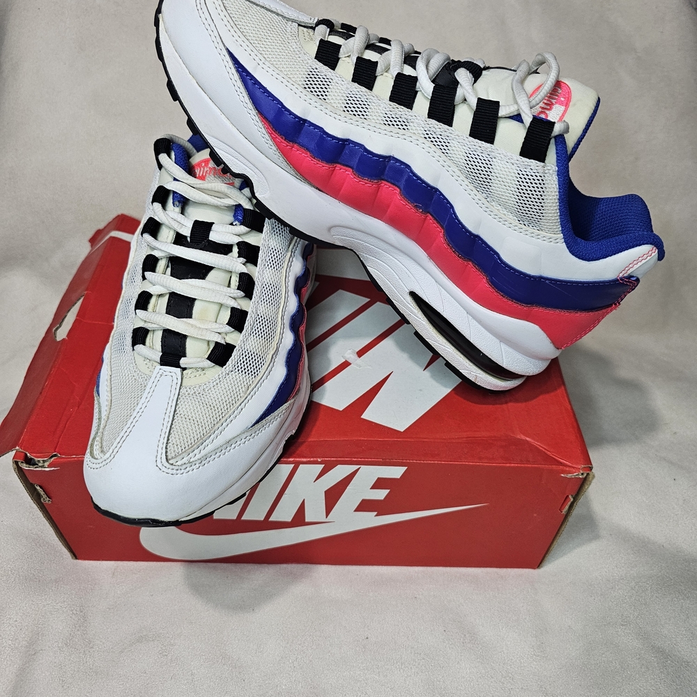 Nike Kids Shoes - White, Pink, Blue
